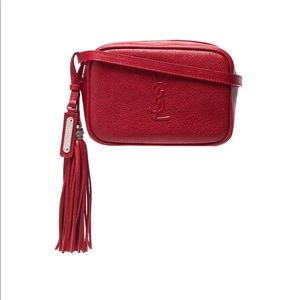 Red YSL belt bag
